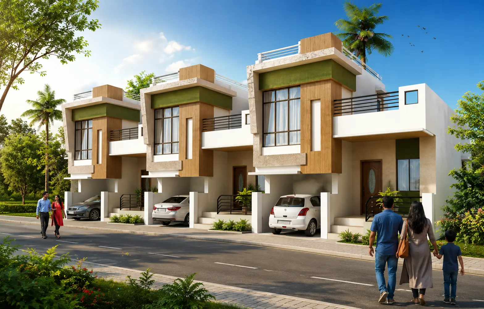 Modern Row House Project in Nashik
